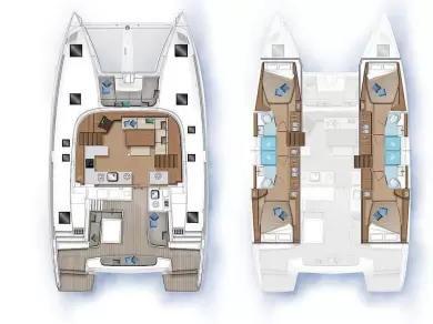 Alquiler Catamarán Lagoon con o sin  título de navegación