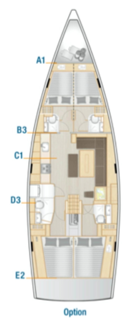 Hanse Hanse 508 de alquiler a Seget Donji
