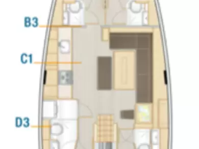 Hanse Hanse 508 de alquiler a Seget Donji