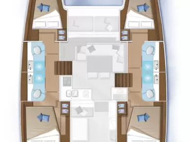 Alquiler de barcos Seget Donji barato de Lagoon 40