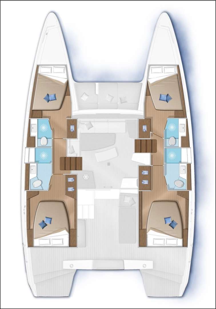 Alquiler de embarcaciones Lagoon Lagoon 42 enSeget Donji en Samboat