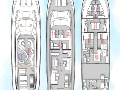 Alquiler de Velero, con o sin patrón Custom Made Split