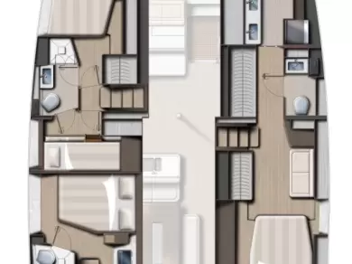 Alquiler de Catamarán, con o sin patrón Bali Pirovac