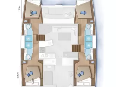 Alquiler Catamarán en Pirovac - Lagoon Lagoon 450 F