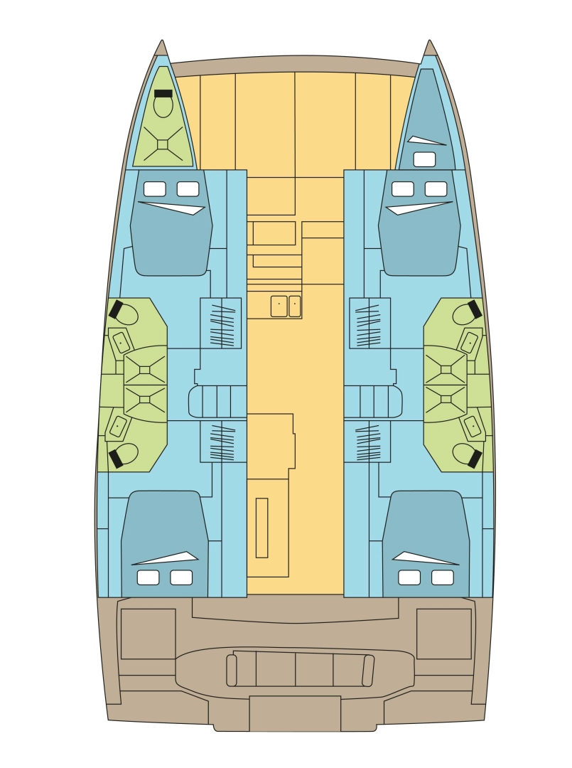 Catamarán para alquilar Komolac al mejor precio