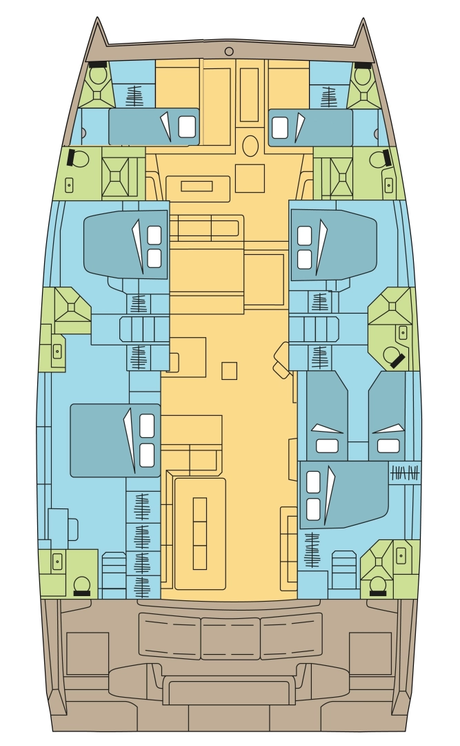 Alquiler Catamarán en Nassau - Bali Bali 5.4