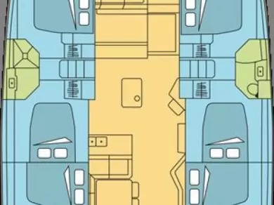 Alquiler Catamarán en Raiatea Island - Bali Bali 5.4