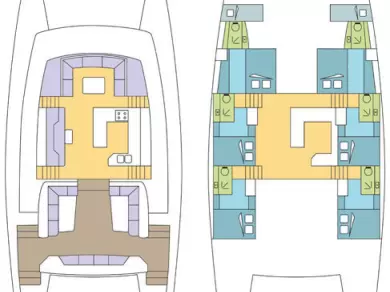 Alquiler de Catamarán, con o sin patrón Dream 60 Seget Donji
