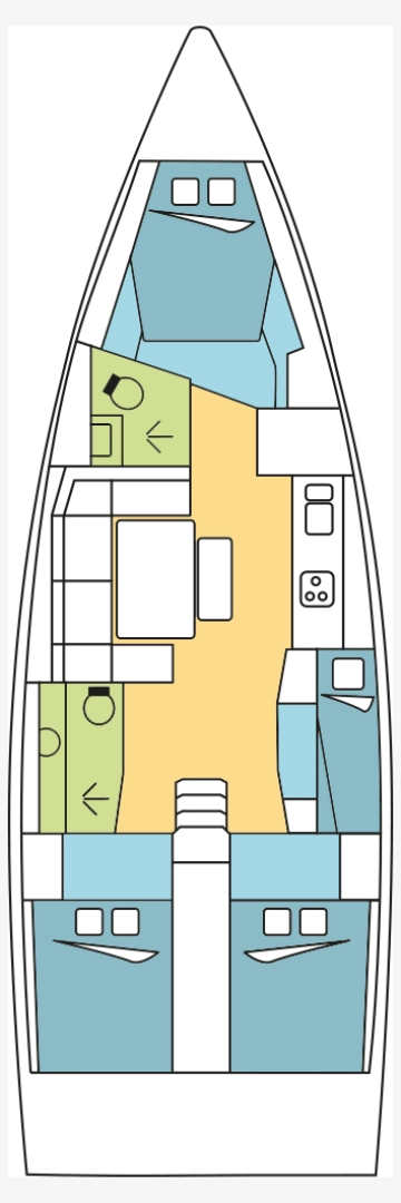 Alquiler de embarcaciones Dufour Dufour 430 Grand Large enLe Marin en Samboat