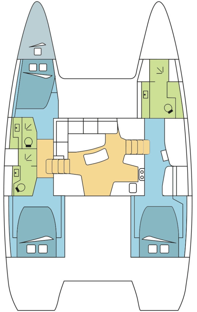 Alquiler de embarcaciones Lagoon Lagoon 42 enParham Town en Samboat