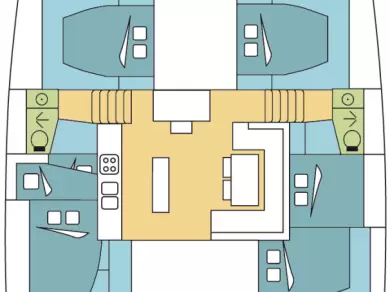 Alquiler de Lagoon Lagoon 52 F en Seget Donji