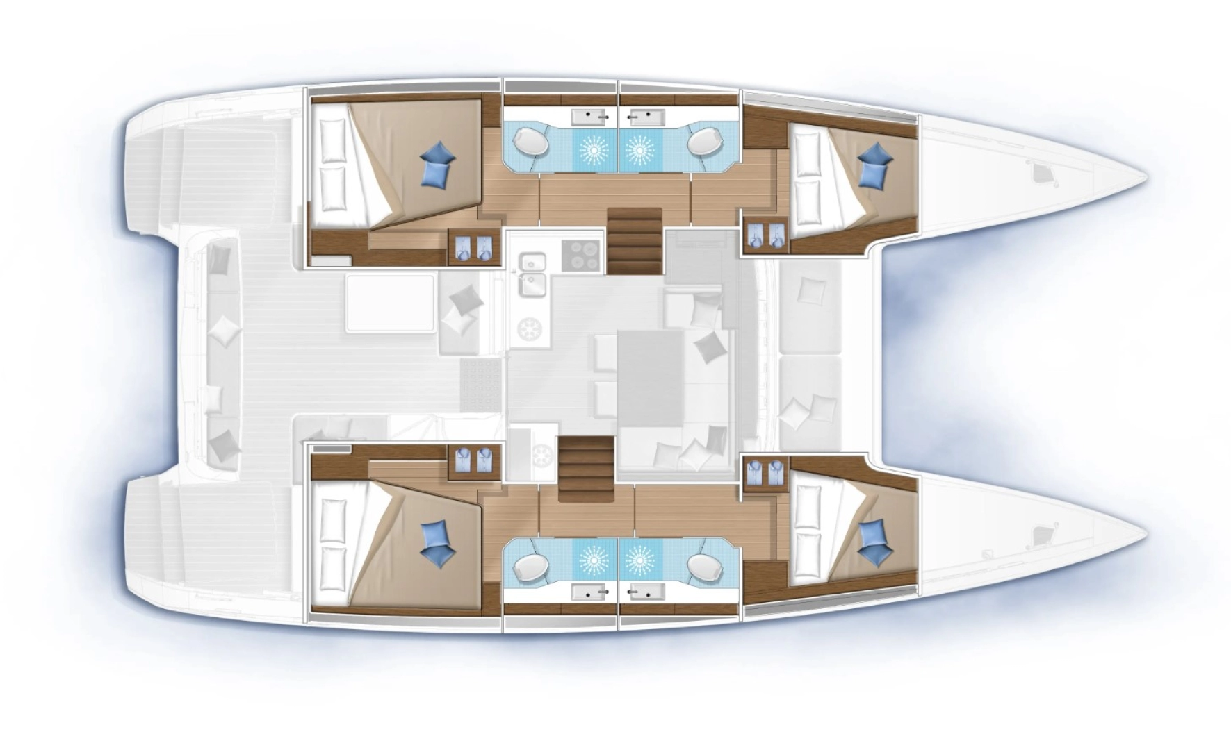 Alquiler de embarcaciones Lagoon Lagoon 40 enKaštela en Samboat