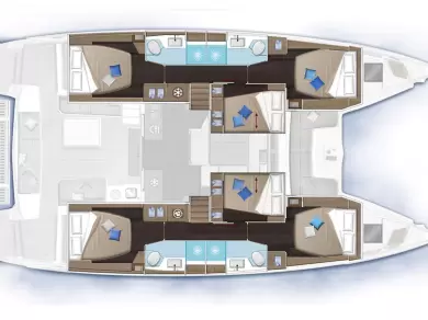 Alquiler de Catamarán, con o sin patrón Lagoon Kaštela