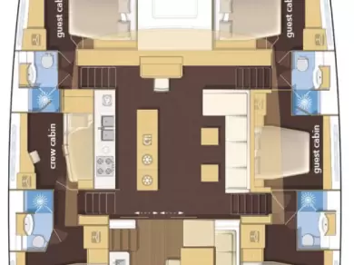 Alquiler Split - Lagoon Lagoon 620 en SamBoat