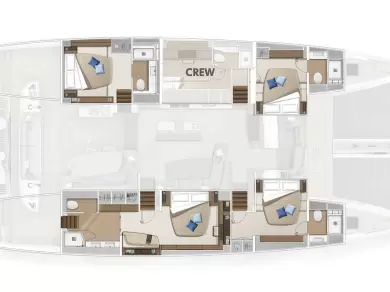 Alquiler de barcos Kaštela barato de Lagoon Sixty 5