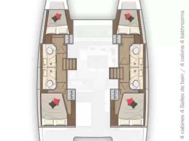 Alquiler de Catamarán, con o sin patrón Lagoon Primošten