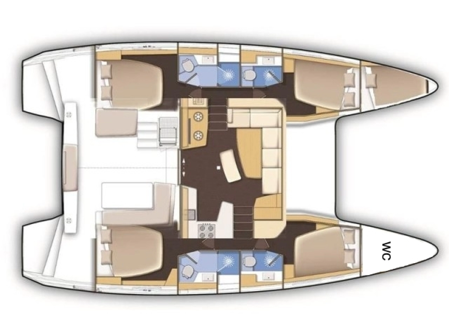Alquiler de Lagoon Lagoon 42 en Paros (Isla)