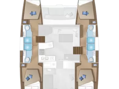 Alquiler Álimos - Lagoon Lagoon 450 F en SamBoat