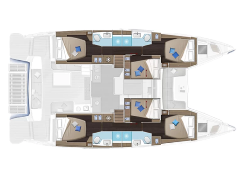 Alquiler Catamarán en Lefkáda - Lagoon Lagoon 51