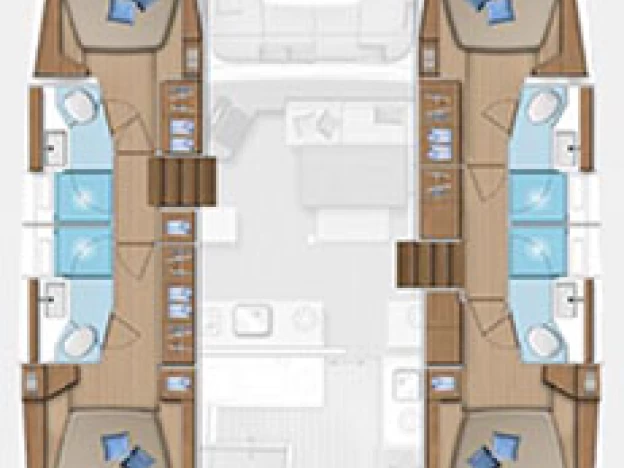 Alquiler de embarcaciones Lagoon Lagoon 46 enGouviá en Samboat