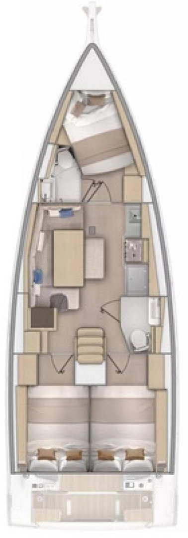 Alquiler de Bénéteau Oceanis 37.1 en Cos