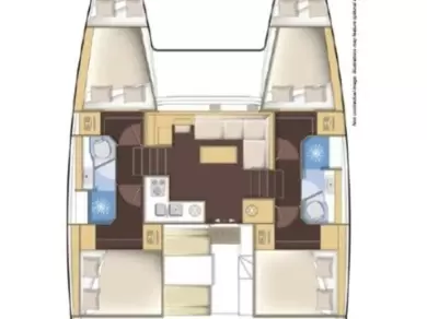 Alquiler Catamarán Lagoon con o sin  título de navegación