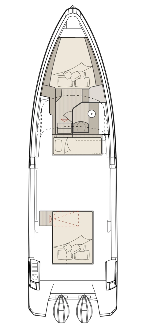 Alquiler de barcos Sukošan barato de Saxdor 400 GTO