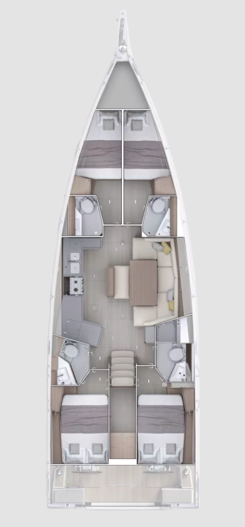 Alquiler Velero Bénéteau con o sin  título de navegación