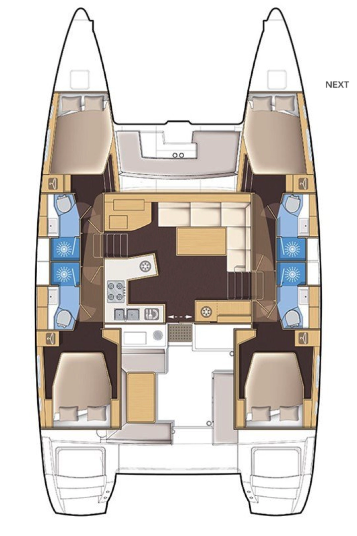 Alquiler de Lagoon Lagoon 450 Sport Top en Mai Khao