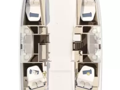 Alquiler de Fountaine Pajot Fountaine Pajot FP 44 Quatuor - 4 + 2 cab. en Préveza
