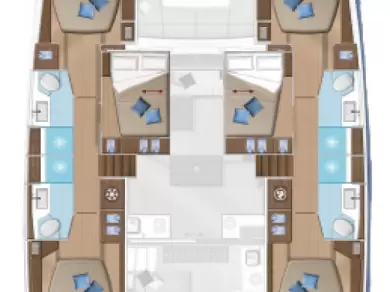 Alquiler de embarcaciones Lagoon Lagoon 50 enPréveza en Samboat