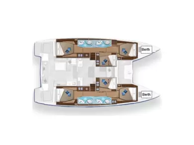 Alquiler Catamarán Lagoon con o sin  título de navegación