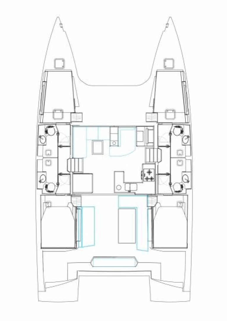 Alquiler Catamarán Nautitech con o sin  título de navegación