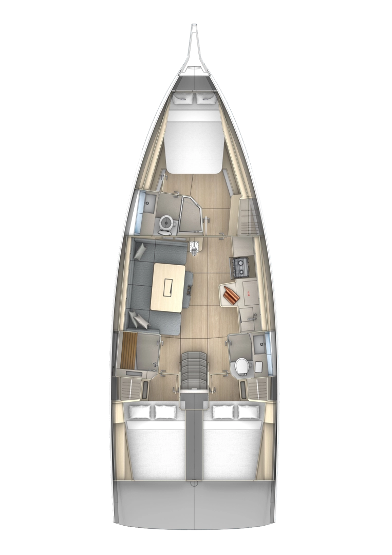 Alquiler de embarcaciones Dufour Dufour 41 enGolfe-Juan en Samboat