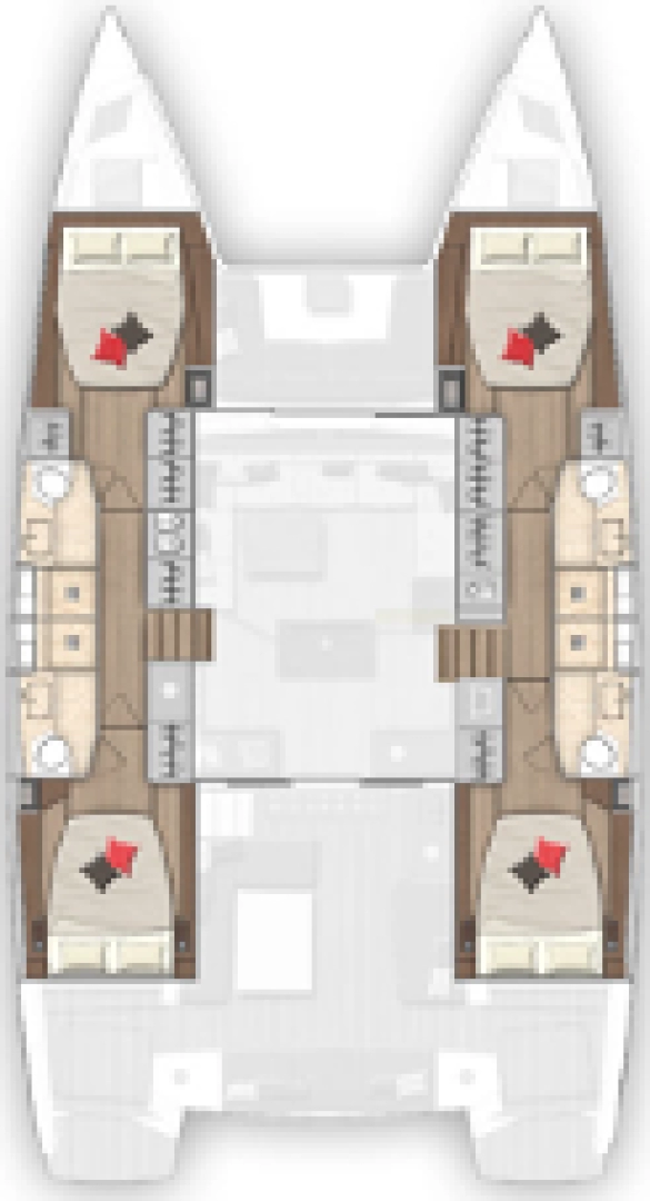 Alquiler de Catamarán, con o sin patrón Lagoon Saint-Raphaël