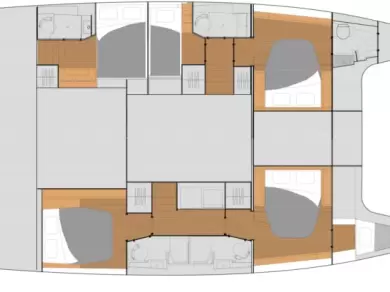 Alquiler Catamarán Fountaine Pajot con o sin  título de navegación