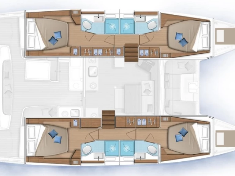 Alquiler Catamarán en Rogoznica - Lagoon Lagoon 46