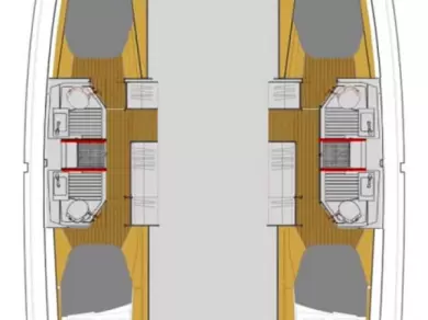 Alquiler Catamarán Fountaine Pajot con o sin  título de navegación