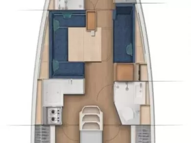 Alquiler de embarcaciones Jeanneau Sun Odyssey 380 Performance - 3 cab. enBiograd na Moru en Samboat