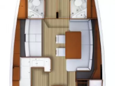 Alquiler Velero Jeanneau con o sin  título de navegación