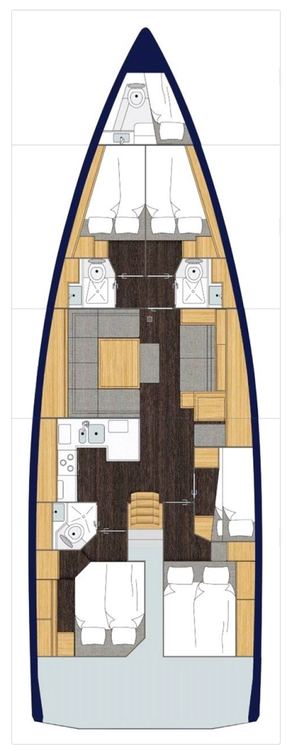 Alquiler de Velero, con o sin patrón Bavaria Kaštela