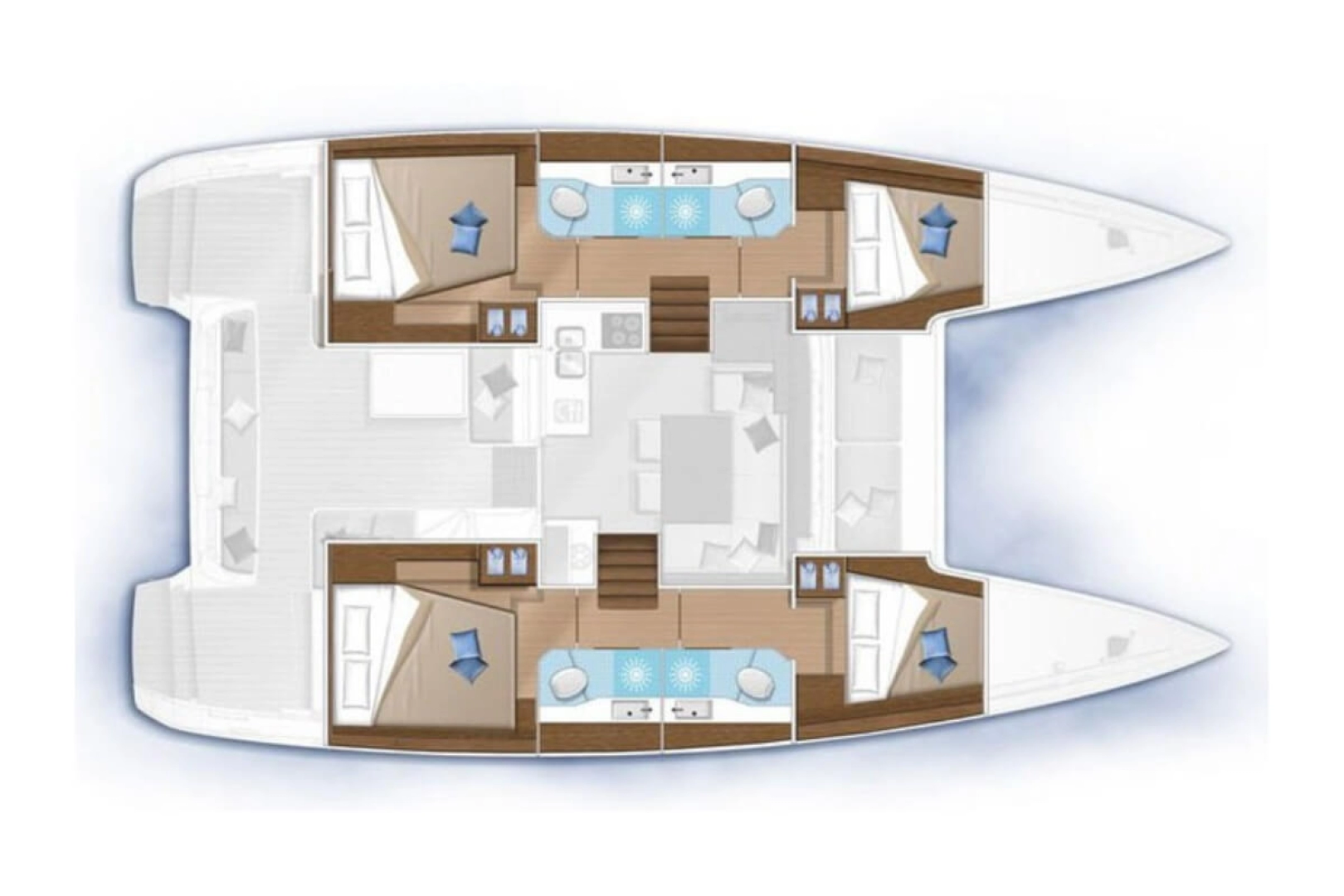 Alquiler de Catamarán, con o sin patrón Lagoon Pirovac
