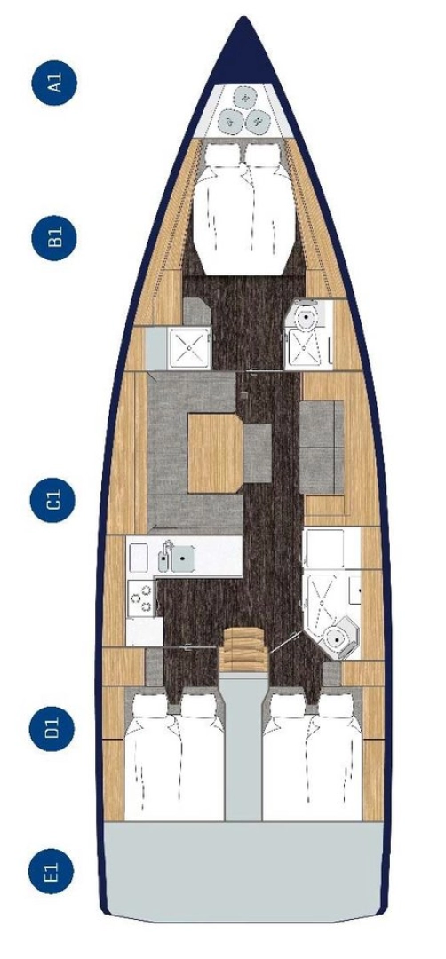Bavaria Bavaria C45 de alquiler a Zadar