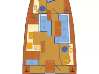 Alquiler de embarcaciones Jeanneau Sun Odyssey 410 enPunat en Samboat