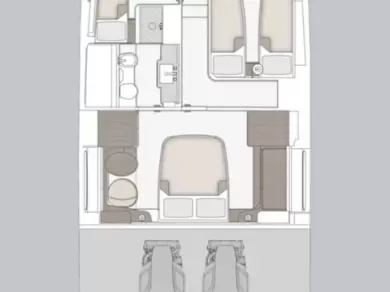 Alquiler Yate de lujo en Podstrana - Azimut Azimut Magellano 66