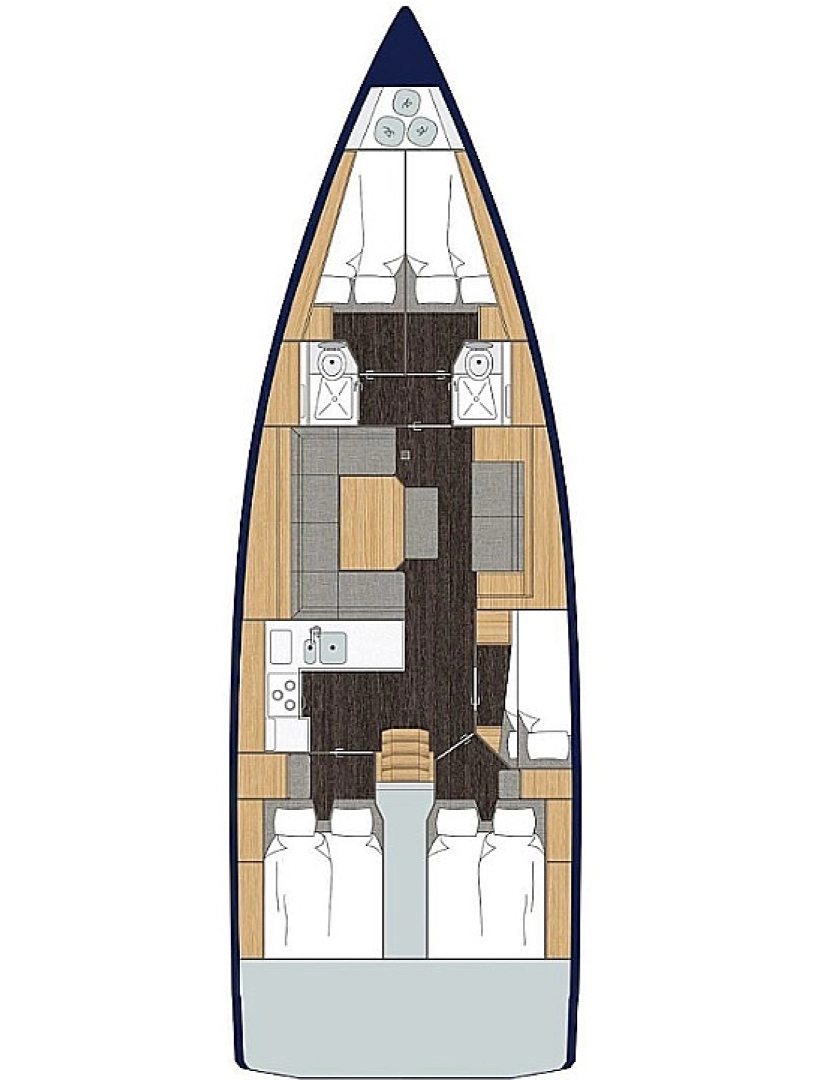 Alquiler de Velero, con o sin patrón Bavaria Álimos