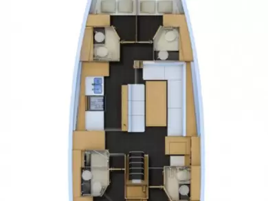 Alquiler de Velero, con o sin patrón Jeanneau Pirovac