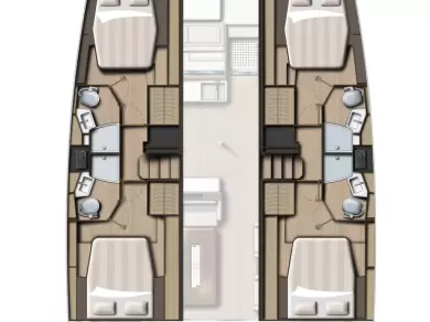 Alquiler Catamarán en Pirovac - Bali Bali 4.4