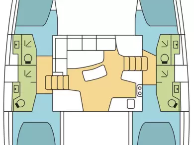 Alquiler de Lagoon Lagoon 42 en Jolly Harbour