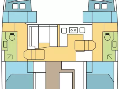 Alquiler de embarcaciones Nautitech Nautitech 40 enJolly Harbour en Samboat